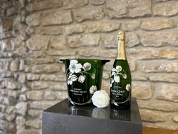 Perrier-jouët champagne hand-painted champagne cooler from the belle epoque series designed by emile gallé