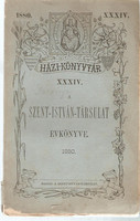 Yearbook of the Szent István Society 1880 Szent István Society, 1880