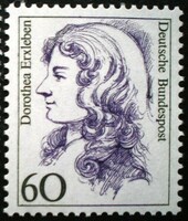 N1332 / Németország 1987 Híres Nők bélyegsor 60 Pf. értéke postatiszta