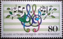 N1319 / Németország 1987 Kórusegylet bélyeg postatiszta