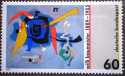 N1403 / Németország 1989 Willi Baumeister festő bélyeg postatiszta