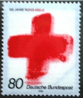 N1387 / Németország 1988 125 éves a Vöröskereszt bélyeg postatiszta