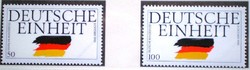 N1477-8 / Németország 1990 Németország újraegyesítése bélyegsor postatiszta