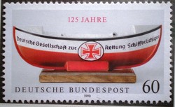 N1465 / Németország 1990 Német mentőcsónakszolgálat bélyeg postatiszta