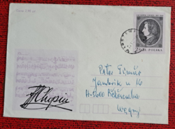 Chopin - first day envelope fdc (Warsaw)