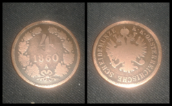 Austria 4 kraj czar, 1860 a