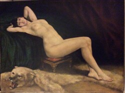 Oil painting - female nude