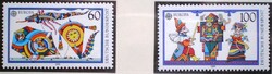 N1417-8 / Németország 1989 Europa : Gyermekjátékok bélyegsor postatiszta