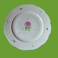 Herend porcelain plate with tertia marking