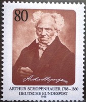 N1357 / Németország 1988 Arthur Schopenhauer filozófus bélyeg postatiszta