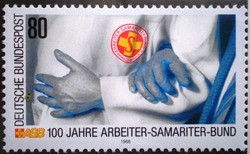 N1394 / Németország 1988 Az Elsősegélynyújtó Egyesület bélyeg postatiszta