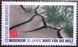 N1404 / Németország 1989 Az „Etesd a világot” egyházi misszió bélyeg postatiszta