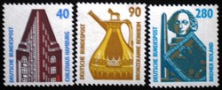 N1379-81 / Németország 1988 Látványosságok IV. bélyegsor postatiszta
