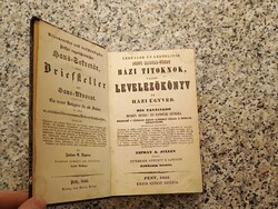 House lawyer and correspondence secretary from 1845 (antique law book)