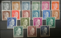 German occupation (Hitler) stamp series b/8/1