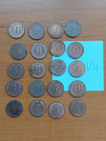 Germany nszk 1 pfennig 20 pieces mixed year verde v4