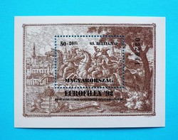 (Z) 1992. 65. Stamp Day - eurofilex block** - (cat.: 1,000.-)