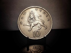 Egyesült Királyság 10 Új penny, 1970