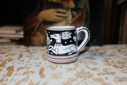 Cama siena / Italian porcelain faience, majolica mug.