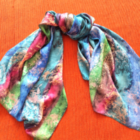 Original silk scarf, reine seide (giant size)