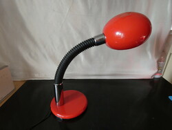 Targetti Sankey Piros Space-Age Asztali lámpa 1970