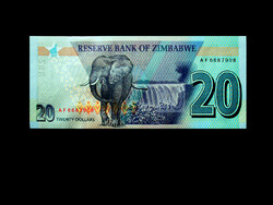 Unc - $2 - Zimbabwe - 2020