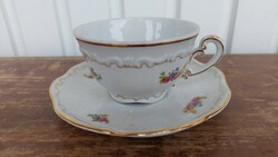 Zsolnay porcelain tea cup + base