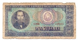 100 Lei 1966 Romania