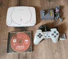 Playstation one retro game console