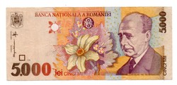 5000 Lei 1998 Romania
