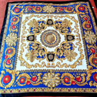 Italian silk scarf, Versace style, (large)