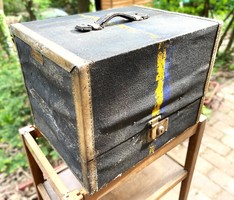 Josef Winkler & Söhne Koffer Wien – utazó bőrönd, régi, antik vintage -Ritka darab