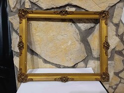 Antique wooden blondel photo frame