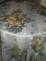 Beautiful vintage style rose tablecloth