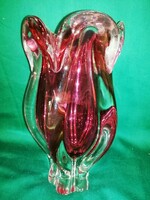 Glass vase by Josef Hospodka