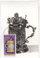 Hann sebestyén's trophy xvii. Century masterpieces of Hungarian goldsmiths - cm postcard from 1970