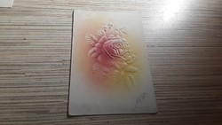 Antique embossed greeting postcard.