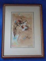 D.Gimichi painting framed
