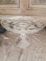 Beautiful glass cake plate / table vase