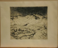 István Szőnyi (1894-1960): winter landscape