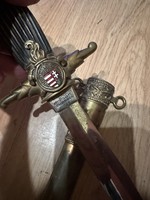 Original old fireman's dagger for sale in pristine condition! Price: 200,000.-