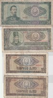 Romanian lei (8 banknotes) together, 1966 issue