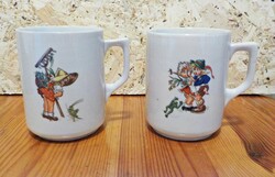 2 pcs. Zsolnay fairy tale pattern children's mug