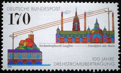 N1557 / 1991 Németország Váltakozó áram bélyeg postatiszta