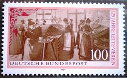 N1521 / 1991 Németország Női Nyomdai Dolgozók Társasága bélyeg postatiszta