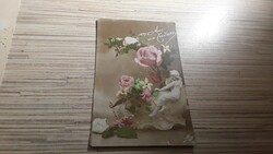 Antique greeting postcard.