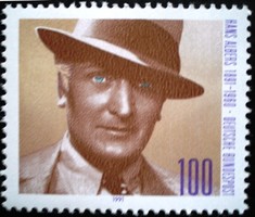N1561 / 1991 Németország Hans Albers színész bélyeg postatiszta