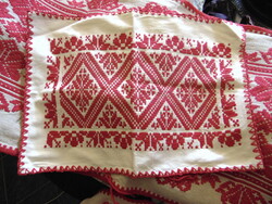 Embroidered Transylvanian needlework pillowcase