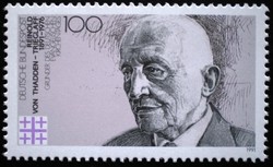 N1556 / 1991 Németország Reinod von Thadden-Trieglaff, egyházi személy bélyeg postatiszta