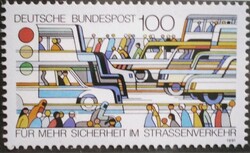 N1554 / 1991 Németország Közlekedésbiztonság bélyeg postatiszta